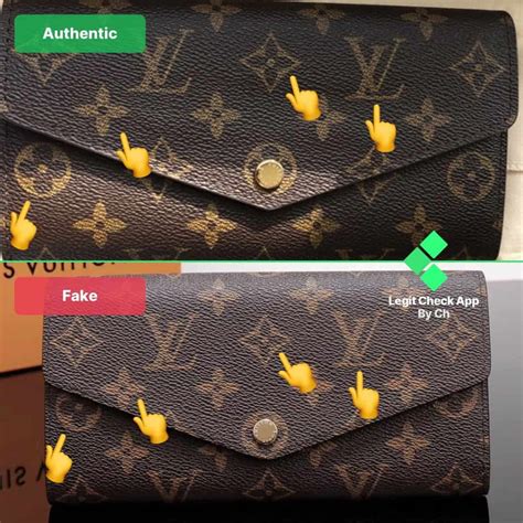 real louis vuitton wallet from fake|louis vuitton wallet authenticity check.